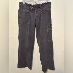 The North Face A5 Series Gray Brushed Corduroy Pants Flare‎ Hiking Size 10